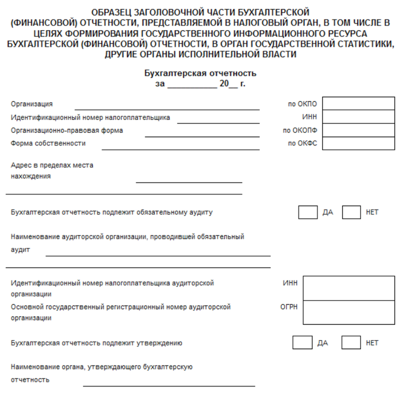 Бухгалтерский баланс