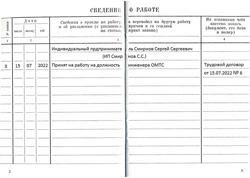 Как оформить сотрудника на работу в ИП официально: пошаговая инструкция —  «Моё Дело»