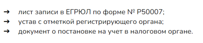 Список документов