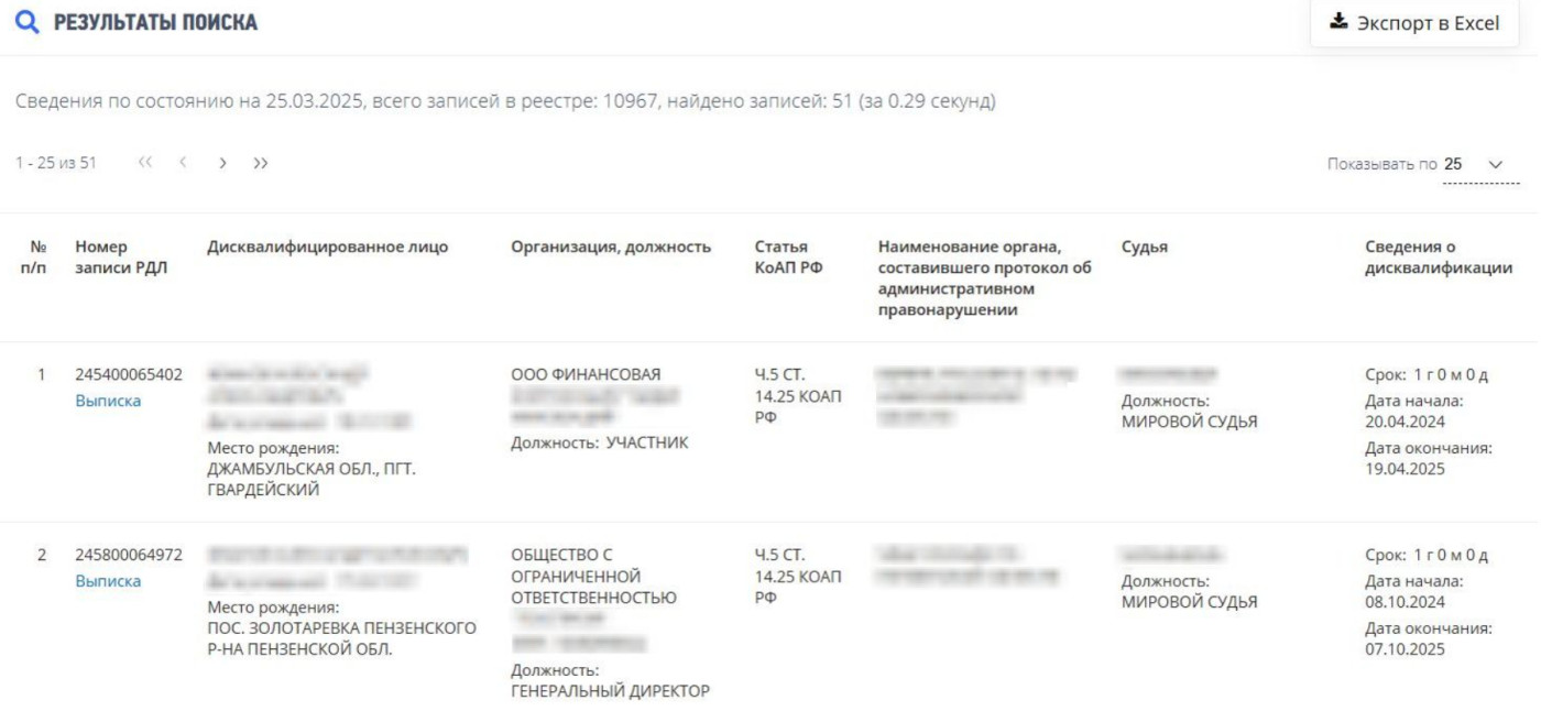 Результаты поиска