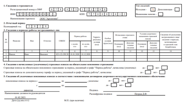 Проверка файла пфр код ошибки 50 сзв тд