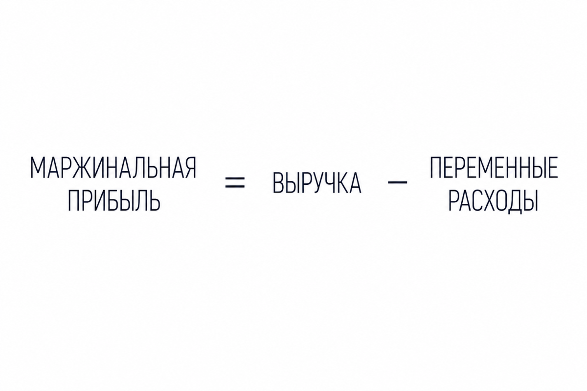 Формула маржинальной прибыли