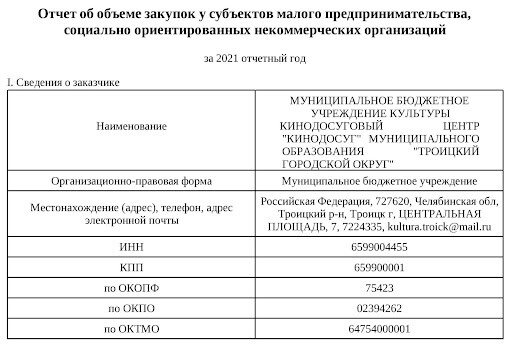 «Пример заполнение Раздела 1». «Пример заполнение Раздела 1».